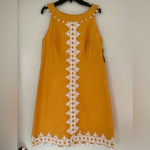 NWT Lilly Pulitzer Jacqueline jacquard dress novelty in Sunrise Orange 8 $268